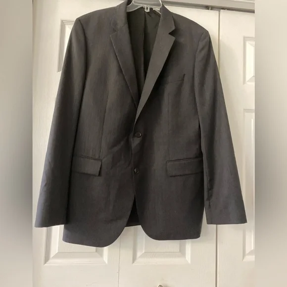 Boss Hugo Boss The Grand Central Gray Blazer Sport Coat Blazer Jacket 46L